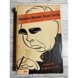 Sister Carrie Theodore Dreiser 1964 Rinehart Edition Paperback Vintage Book